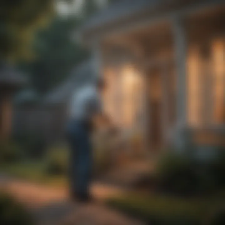 Home Pest Prevention Strategies Homeowner applying pest prevention strategies