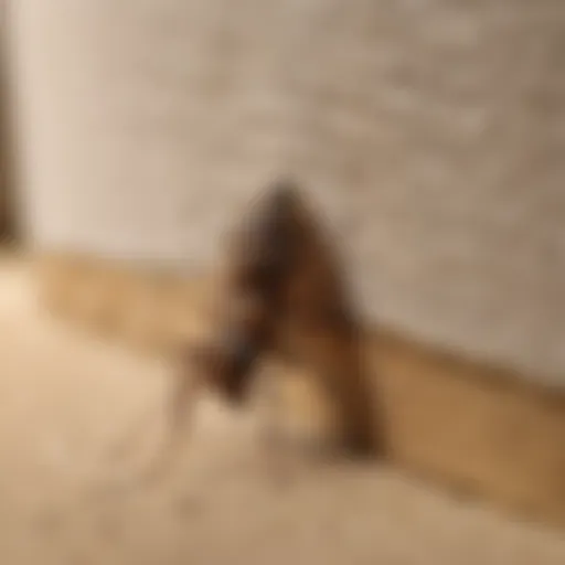 Inspection of a home for termite damage