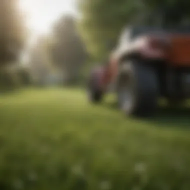 Effective Application of Granular Pesticides Granular pesticide application on a lush green lawn