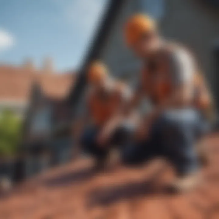 Guardian Roofing team at work