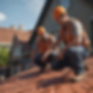 Guardian Roofing Team in Action Guardian Roofing team at work