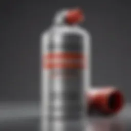 Detailed view of Harris Roach Spray canister