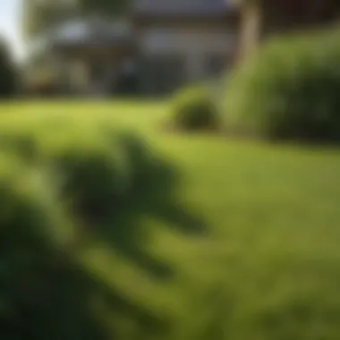 Lawn Health After Granular Pesticide Use A healthy lawn post granular pesticide treatment