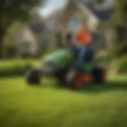 Lush green lawn showcasing effective maintenance techniques