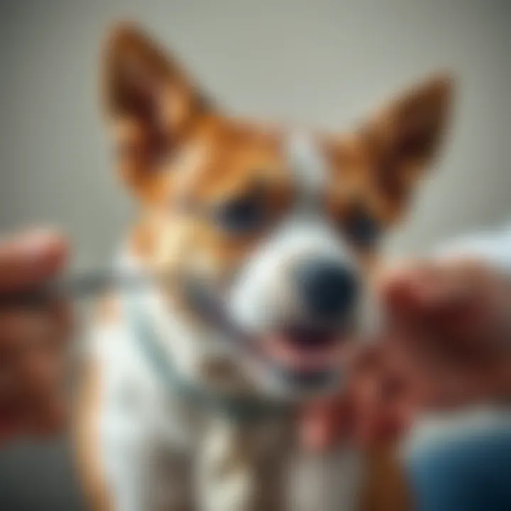 Safeguarding Pets with Natural Solutions Pet being treated with natural flea remedy