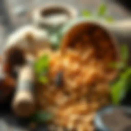 Natural Ingredients for Termite Eradication Close-up of natural ingredients for termite killer