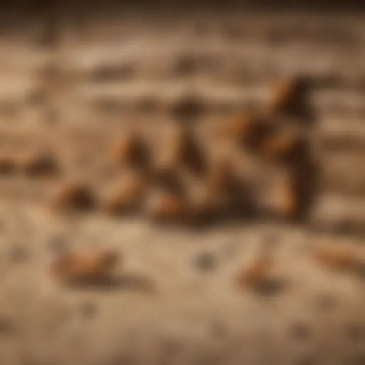 Infographic illustrating signs of a termite infestation