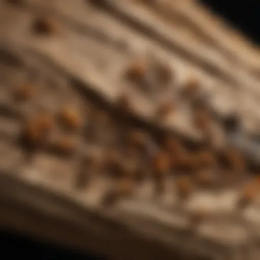 Diverse termite species in their natural habitat