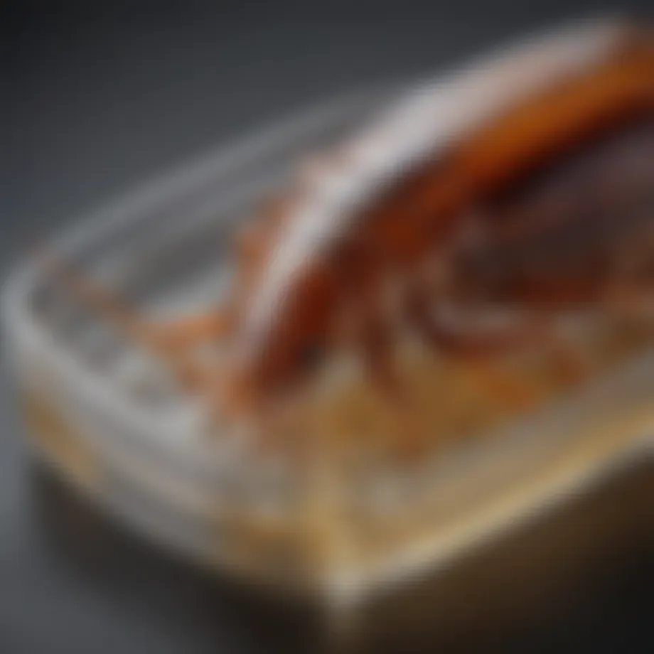 Close-up of Invict Gold Cockroach Gel tube