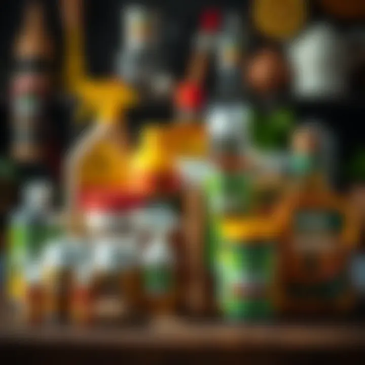 Natural Pest Control Options Natural pest control products displayed