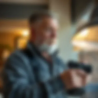 Implementing Preventative Strategies Homeowner implementing preventative measures