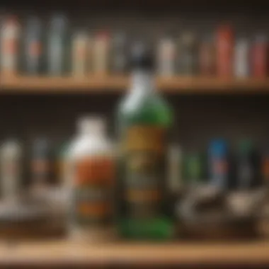 Synthetic Snake Repellent Products Synthetic snake repellent products showcased on a store shelf