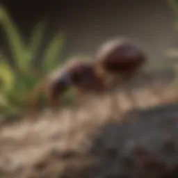 Natural deterrents for ant control