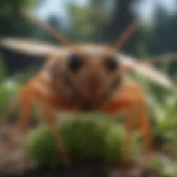A close-up of natural pest control plants in a Philadelphia garden