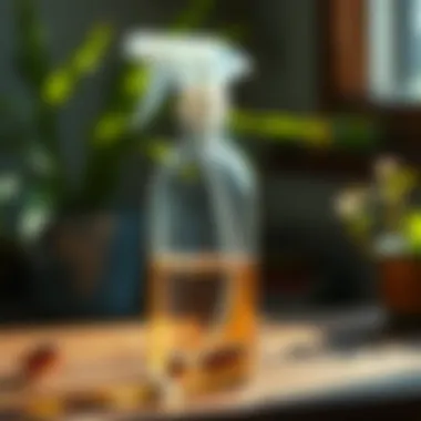 Eco-Friendly Flea Repellent: A Natural Solution Homemade flea-repelling spray in an eco-friendly bottle