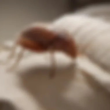 Visual representation of bed bug lifecycle