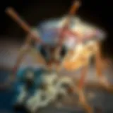 Common Household Pests in the UK Close-up view of a common household pest