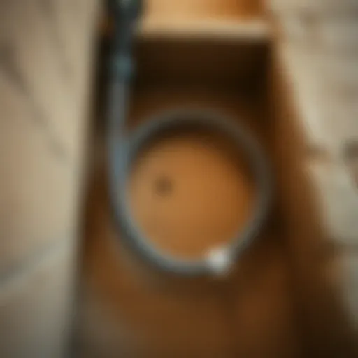 Integration of Pest Control Tubing in Walls Pest control tubing installed within wall structure