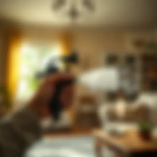 Overview of pyrethrin fogger in a home setting