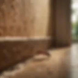 A professional inspecting a home for termites
