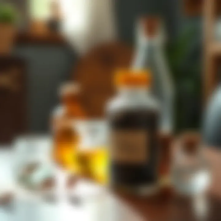 Natural Flea Control Solutions Natural remedies displayed for pest control