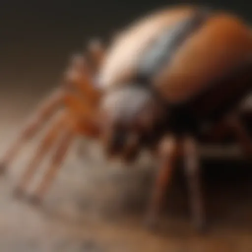 A close-up view of a tick on a pet's fur, highlighting the need for vigilance.