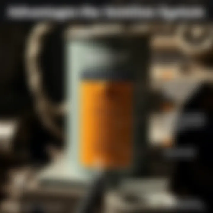 Chart illustrating the advantages of the Sentricon system