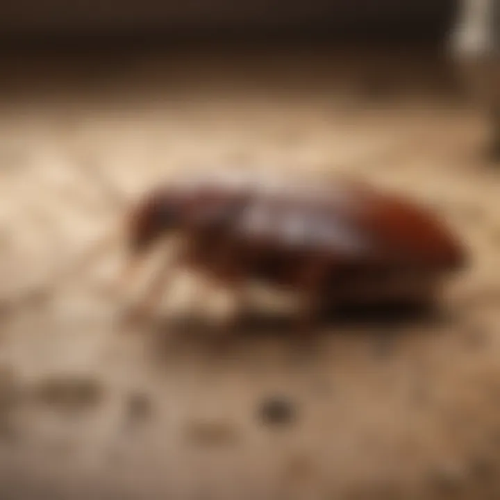 Signs of cockroach infestation in home settings