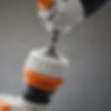 Close-up view of the Stihl Mosquito Sprayer nozzle