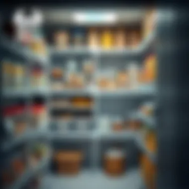 Maintaining a Sanitary Pantry Organized and clean food pantry