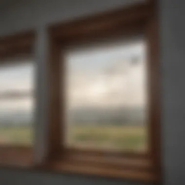 A well-sealed window preventing flies from entering.