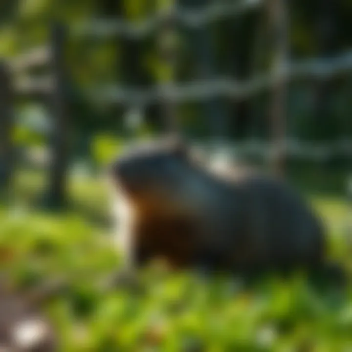 Fencing as a Deterrent Fencing as a deterrent for groundhogs