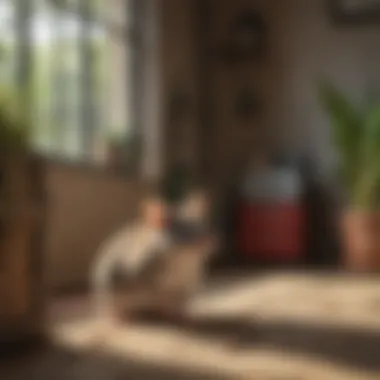 Mouse-Resistant Pet Area Design A cozy pet area designed to be mouse-resistant