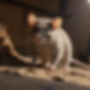 DIY rat removal techniques being applied