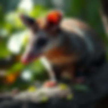 Understanding Possum Behavior and Habitat Illustration of possum behavior and habitat