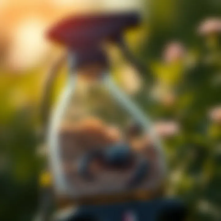 Ingredients of a scorpion control spray bottle