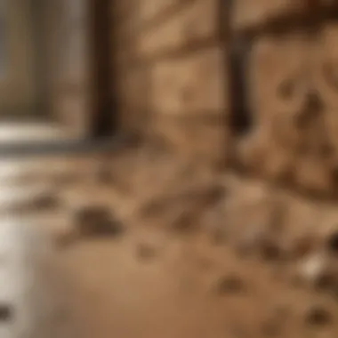 Inspection of Termite Damage by Contractors A contractor inspecting a property for termite damage