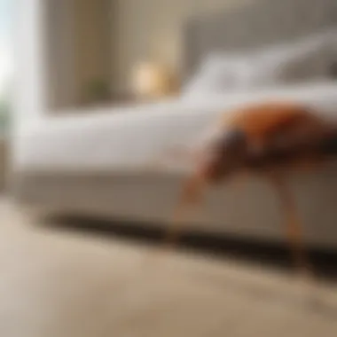 Applying Advion Bed Bug Killer in a Bedroom Application of Advion Bed Bug Killer in a bedroom