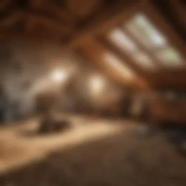 Pest-Proofed Attic A serene attic space showcasing effective pest-proofing techniques