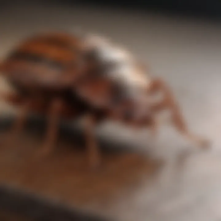 DIY bed bug treatment products on a table