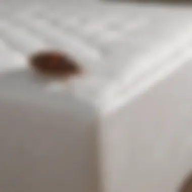 Illustration showing various types of bed bug protector mattress covers with their characteristics.
