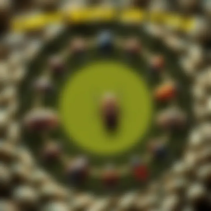 Infographic detailing the life cycle of carpet beetles