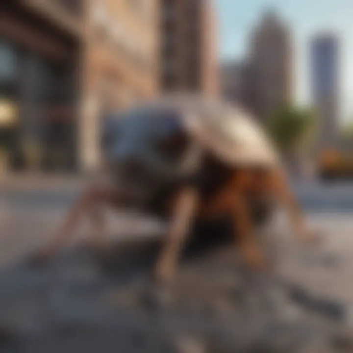 A detailed infographic highlighting common urban pests in NYC