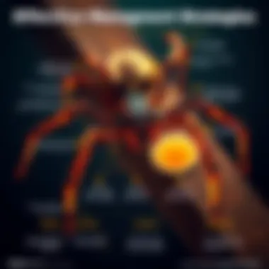 Effective Spider Management Strategies Infographic depicting spider management strategies