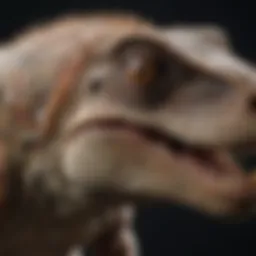 Close-up view of T-Rex rat showcasing its distinctive features