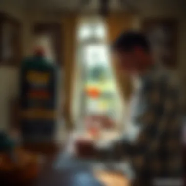 Application in Home Setting Application of Terro PCO Liquid Ant Killer in a home setting