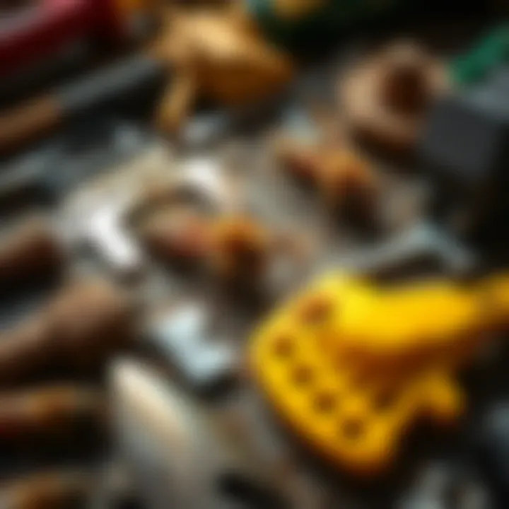 Wasp Removal Tools and Equipment Various wasp removal tools and equipment laid out