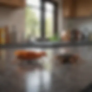 Kitchen Hygiene and Pest Prevention A clean kitchen counter highlighting pest prevention.
