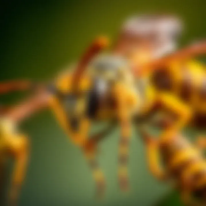 Various Wasp Species Detailed illustration of various wasp species