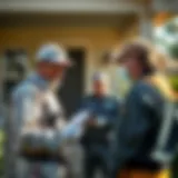 Property Assessment for Effective Pest Management Urbanex Pest Control professionals assessing a residential property for pest issues